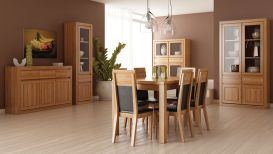 Witryny i kredensy sosnowe