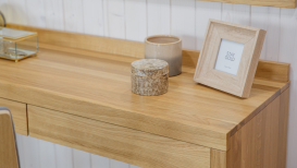 Toaletki i szafki nocne dębowe