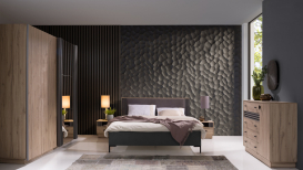 Allmo Sypialnia Dąb Estana Jasny