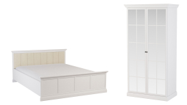 Lucca Sypialnia Biały Opal