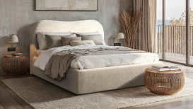 Łóżka tapicerowane 90 x 200 z materacami