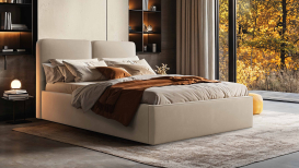 Łóżka tapicerowane 120 x 200 z materacami