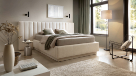 Łóżka tapicerowane 180 x 200 z materacami