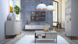 Iris jadalnia Szary Mat