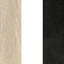 Dąb Endgrain / Biały / Beton Czarny