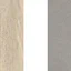 Dąb Endgrain / Biały / Beton Szary