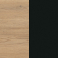 Kolor: Dąb Cremona / Czarny Mat