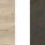 Dąb Endgrain / Biały / Granada Brąz
