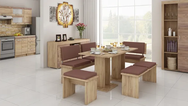 MebloCross   Bond zestaw duży craft złoty   eco beż