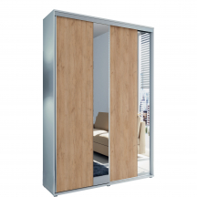 Szafa przesuwna 125 z lustrem A4 Podstawowe