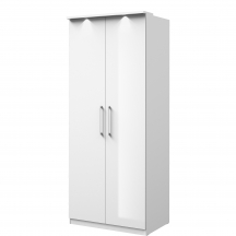 Szafa dwudrzwiowa 90 cm biała 2497KL18 TYP-18 OPTIMA Podstawowe