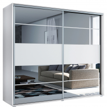 Szafa przesuwna 230 z lustrem A6 Podstawowe (1)