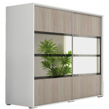 Szafa przesuwna 200 z lustrem A9 Podstawowe (1)