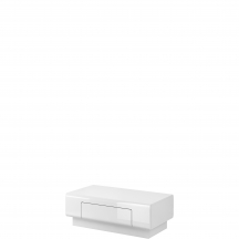 Stolik z szufladą Biały Połysk 2498DW99 TYP-99 TOLEDO Podstawowe