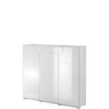 Komoda wysoka 3-drzwiowa Biały Połysk 2498DW76 TYP-76 TOLEDO Podstawowe
