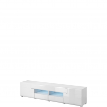 Duża szafka RTV pod telewizor Biały Połysk 2498DW40 TYP-40 TOLEDO Podstawowe