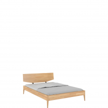 Łóżko drewniane 200 x 200 SUND Podstawowe (1)
