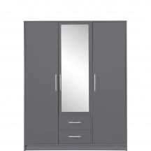 Szafa 3D Antracyt z lustrem SRL2 SMART Podstawowe