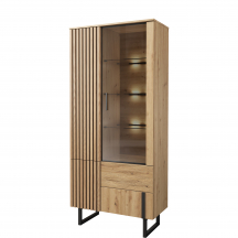 Witryna podwójna Lewa z oświetleniem GINTARO Podstawowe