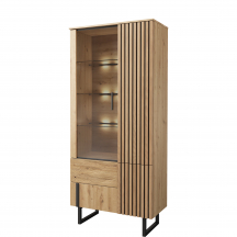 Witryna podwójna Prawa z oświetleniem GINTARO Podstawowe