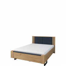 Łóżko II 140 x 200 z oświetleniem zagłówka GINTARO Podstawowe