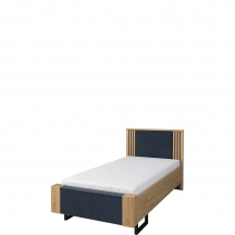 Łóżko I 90 x 200 z oświetleniem zagłówka GINTARO Podstawowe