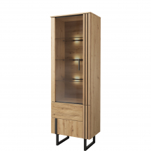 Witryna pojedyncza Prawa z oświetleniem GINTARO Podstawowe