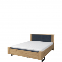 Łóżko II 160 x 200 z oświetleniem zagłówka GINTARO Podstawowe