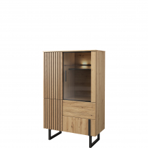 Szafka z barkiem Lewa z oświetleniem GINTARO Podstawowe