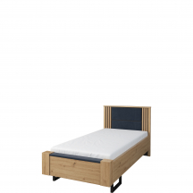 Łóżko II 90 x 200 z oświetleniem zagłówka GINTARO Podstawowe