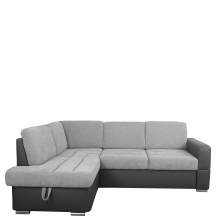 Narożnik z funkcją spania i pojemnikiem BARDO Lewy Podstawowe