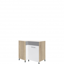 Szafka dolna stojąca narożna 1 drzwi Prawa GLO-14D GLOBAL Podstawowe