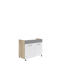 Szafka pod zlewozmywak 2 drzwi 90 cm GLO-13D GLOBAL Podstawowe