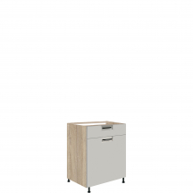 Szafka dolna stojąca 1 szuflada 1 drzwi 60 cm FL-5D FAVORIT LATTE Podstawowe