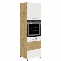 Szafka dolna wysoka słupek pod zabudowę piekarnika 60 cm 20D INFINITY WHITE Podstawowe