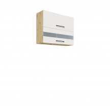 Szafka górna wisząca witryna 2 klapy 90 cm 42G INFINITY WHITE Podstawowe