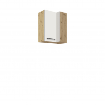 Szafka górna wisząca narożna 1 drzwi Lewa 44G INFINITY WHITE Podstawowe