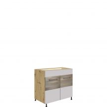 Szafka pod zlewozmywak 2 drzwi 80 cm IL-12D INFINITY LATTE Podstawowe