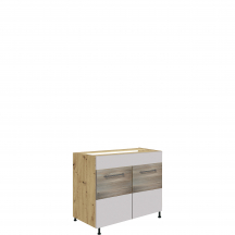 Szafka pod zlewozmywak 2 drzwi 90 cm IL-13D INFINITY LATTE Podstawowe