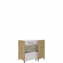 Szafka dolna stojąca narożna 1 drzwi Lewa 15D INFINITY LATTE Podstawowe