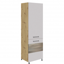 Szafka dolna wysoka słupek pod zabudowę lodówki 60 cm 21D INFINITY LATTE Podstawowe