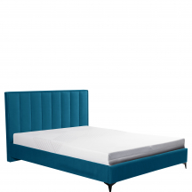 Łóżko tapicerowane LAHTI 120 x 200 ze stelażem i pojemnikiem Podstawowe (1)