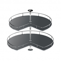 Półka obrotowa do DRP90 chrom/grafit Podstawowe