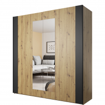 Szafa dwudrzwiowa z lustrem TYP-18 SIGMA Podstawowe (1)