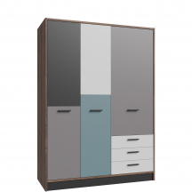 Szafa ubraniowa młodzieżowa RVXS836-N41 RAVEN Podstawowe