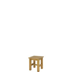 Taboret drewniany sosnowy KT710 RUSTIKAL Podstawowe