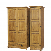 Szafa drewniana sosnowa SF702/II RUSTIKAL Podstawowe