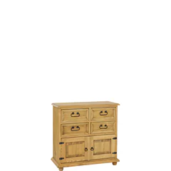 Komoda drewniana sosnowa KD701 RUSTIKAL Podstawowe