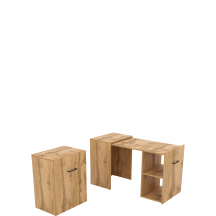 Biurko rozsuwane 24N0LV03 TYP-03 SMART Dąb Wotan Podstawowe