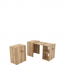 Biurko rozsuwane 24N3LV03 TYP-03 SMART Dąb Grand Naturalny Podstawowe